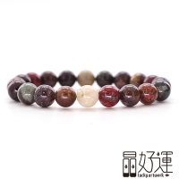 【晶好運】四季彩幽靈10mm手珠(BB-344聚寶招財)