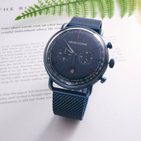 ARMANI 米蘭時尚之神降臨優質品味腕錶-深藍-AR11289｜樂天信用卡滿5千回饋10%點數★