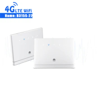 Unlocked New Huawei B315 Router B315S-22 3G 4G LTE CPE Router Wireless Mobile WiFi with Antenna +2pcs Antenns