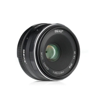 Meike 25mm f1.8 APS-C Wide Angle Manual Focus Lens for Sony E-Mount NEX3/3N/5/5T/NEX5R/6/7/A6000/A6100/A6300/A6400/A6500/A6600..