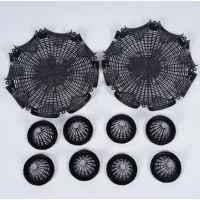 Perangkap Ikan / Udang / Bubu Bahan Plastik, Tahan Lama Kandang Pancing Belut Jumbo 8 Lubang / Meman