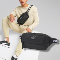 Puma 包包 Evo Essentials Waist Bag 男女款 黑 腰包 小包 肩背 斜背 07951801