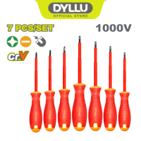 New Popularity DYLLU Insulated Screwdriver Set - Slotted + Phillips Cr-V Steel (1000V/7 Pcs) DTSS740