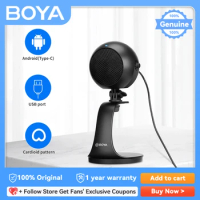 BOYA BY-PM300 Professional USB Microphone for PC Computer Desktop Streaming Live Singing Recording Conference Pointing Radio