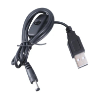 100cm USB to DC5.5x2.1mm Extension Cable Male to Male Power Cord for Routers Dropship