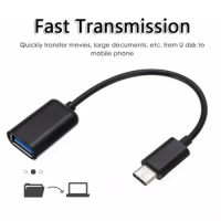 Type-c Otg Data Cable USB 2.0 To Type C Otg Adapter For Xiaomi Samsung Huawei OnePlus OTG Data Cable Converter