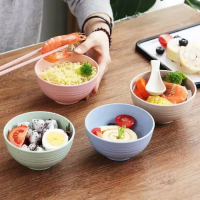 Mangkok Sup Wheat Straw Bowl Mangkuk Anak Bahan Jerami Gandum