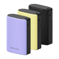 【TOTOLINK】T10000 PD20W Type-C 雙向快充 掌心迷你行動電源_9400mAh(LED電量顯示/適用各種設備)