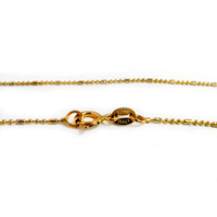 [จัดทำตามออเดอร์]  สร้อยคอ2กษัตริย์ สร้อยคอทองแท้18K  สีทอง