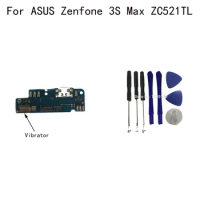For Asus Zenfone 3s max zc521TL USB Plug Charge Board connector USB Charger Plug Board Module Repair parts