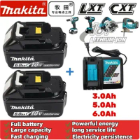 Makita Original Lithium ion Rechargeable Battery 18V 6000mAh 18v drill Replacement Batteries BL1860 BL1830 BL1850 BL1860B