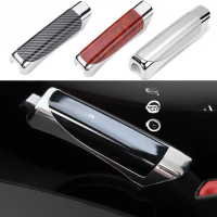Carbon Fiber Handbrake Cover Protector for Nissan Almera Navara Grand Livina Serena Xtrail Sylphy Sp