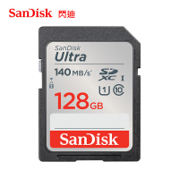 SanDisk高速sd卡128g攝像機內存卡 SDXC微單反數碼相機存儲卡 140M/s