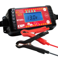 【CSP】MT600+充電器 適用6V 12V 脈衝式充電機(檢測機能 充電電池 LCD液晶 汽機車 全電壓MT-600+)