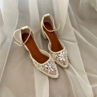 Wedding Shoes Broken White #sepatupayet #sepatunikah #sepatuwedding Wanita