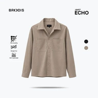 Broodis - Echo Shacket Jaket Kemeja Lengan Panjang - Khaki Khaki XL