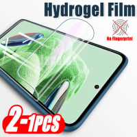 Front 1-2PCS Screen Protector Hydrogel Film For Redmi Note 12 Pro Speed Plus 11 Pro 5G 12Pro 11Pro 5 G For Note 12 Protection