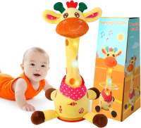 Dancing Talking Cactus Baby Toy Singing Mimicking Repeating Plush – Educational Interactive Toddler 