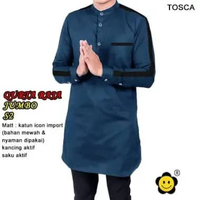PIK - Koko Qurta Raja Lengan Panjang S2 Koko Kurta Pakaian Muslim Pria Tosca XXL