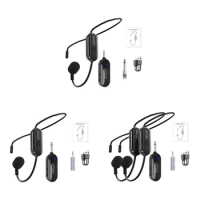 Fitness Wireless Headset Microphone 2.4G Wireless Microphone System for Fitness Drop Shipping