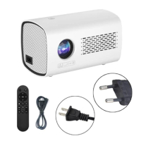 T100 Small Projector Clear Display WIFI6 2.4G+5G 1GB+16GB Memory Bluetoothcompatible Easy Installation
