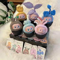 Labubu Potted Plant Series Mysterious Blind Box Action Figures Cute Fashion Trendy Model Dolls Room Decoration Children Gift