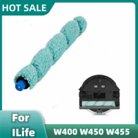 Soft Main Roller Brush for ILIFE Shinebot W400 W450 W455 Floor Washing Robot for Medion MD 18379/18999 Replacement Pats