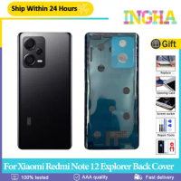 AAA+quality For Xiaomi Redmi Note 12 Discovery Back Cover Rear Housing Case For Xiaomi Redmi Note 12 Explorer Back Cover Replace