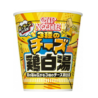 【江戶物語】 Nissin 日清杯麵 3種起司雞白湯風味 75g 泡麵 CUP NOODLE 期間限定 日本原裝進口