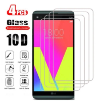 4Pcs Glass for LG V10 V20 V30 Plus V40 V50 ThinQ Protective Glass for LG W10 W30 Pro X Power 2 3 Phone Front Film HD Clear