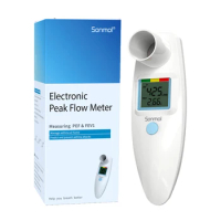 Digital Peak Flow Meter for Forced Expiratory Volume Lung Tester Portable Home Asthma COPD Control Device for Child and Adult