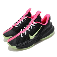 【NIKE 耐吉】籃球鞋 Ambassador XIII 運動 男鞋 明星款 LBJ 避震 包覆 夜光底 球鞋 黑 綠(CQ9329-001)