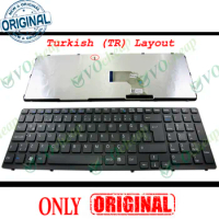 New TR Notebook Laptop Keyboard for Sony Vaio SVE15 SVE 15 SVE15 SVE1511 E 15.5" E15 Black * WITH Frame * Turkish 149032031
