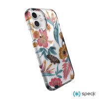 強強滾p-iPhone12/12 Pro6.1吋Presidio Edition透明抗菌彩印防摔殼 熱帶花卉軍規手機殼