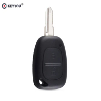 KEYYOU 2 Button Remote Car Key Cover FOB Shell Case For Opel Vivaro Movano Renault Traffic Kangoo For Nissan Vauxhall