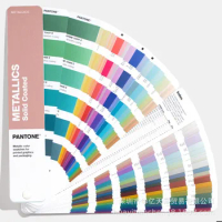 655 Colors 2019 New Edition Pantone Metallics Color Guide Solid Coated Card GG1507A