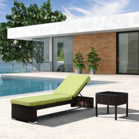Swimming Pool Lounge Chair outdoor beach leisure bed creative beach chair balcony rattan lounge chair lazy bed