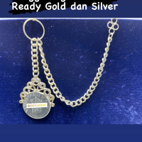 Hiasan Beskap/Benggol Koin SILVER EMAS