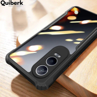 เคสโทรศัพท์ Quberk สำหรับ OnePlus Nord CE4 Lite 5G เสริมขอบ กันกระแทก แข็ง โปร่งใส