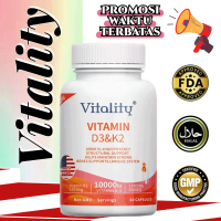 Vitamin D3K2, 10000 IU IU, membantu penyerapan vitamin, mendukung kesehatan kulit, tulang
