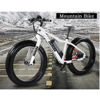 26 inch carbon fiber fat tire off-road power electric vehicle mountain bike lithium battery bicycle electric bicycle