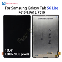 For Samsung Galaxy Tab S6 Lite LCD P610 P615 P615N Display Touch Screen Digitize Assembly Replacement For Samsung Tab S6 lite