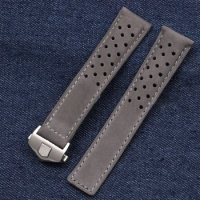 New Matte Cowhide Leather Watchband for TAG HEUER CARRERA Monaco Series Watch Strap Wristbelt Vintage Brown 20mm 22mm Bracelet