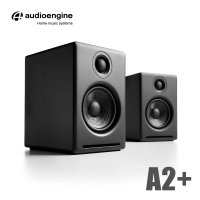 【Audioengine】A2+ wireless主動式立體聲藍牙書架喇叭(黑)