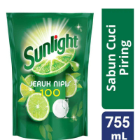 Sunlight Pencuci Piring Jeruk Nipis 100 755ml