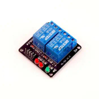 1PCS 2 Channel 24V Relay Module Relay Expansion Board with Lamp 24V Low Level Triggered 2 Way Relay Module