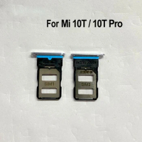 5PCS Lots For Xiaomi Mi 10T Pro SIM Card Holder Tray Card Tray Holder Slot Adapter For Mi 10t SIM Crad Tray For Mi10T Cato Parts