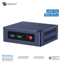Beelink Mini Pc S12 Intel N95 S12 Pro N100 Gaming 8G 16G DDR4 3200MHz 256G 500G SSD Wifi5/Wifi6 USB3.2 Gen2/LAN 1000M/4K HDMI