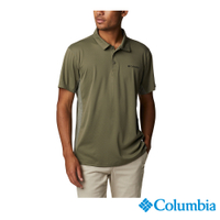 Columbia 哥倫比亞 男款- Omni-Shade UPF50 酷涼快排Polo衫-軍綠 UAE92290AG / S22