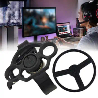 Racing Games Mini Steering Wheel Auxiliary Controller for Sony PS5/PS5 Slim Racing Game Simulator Gamepad 3D Printing Accessory